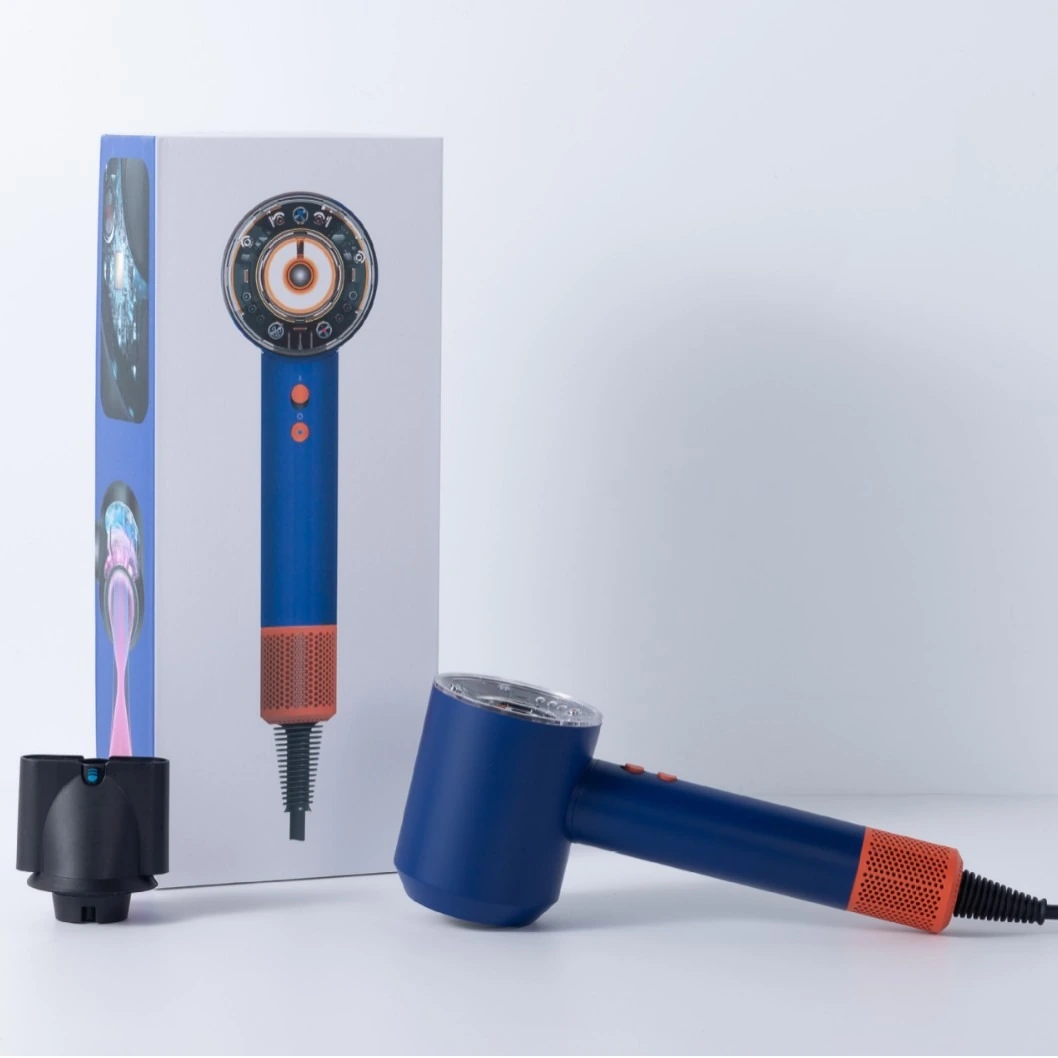 D16 hair dryer nozzle and retail packaging